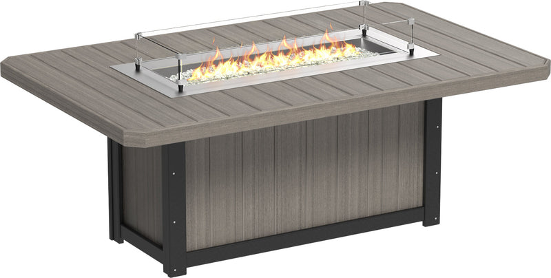 Lumin Fire Table 79 Rectangular CGB Dining