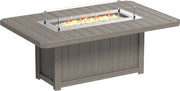 Lumin Fire Table 79 Rectangular CG Dining