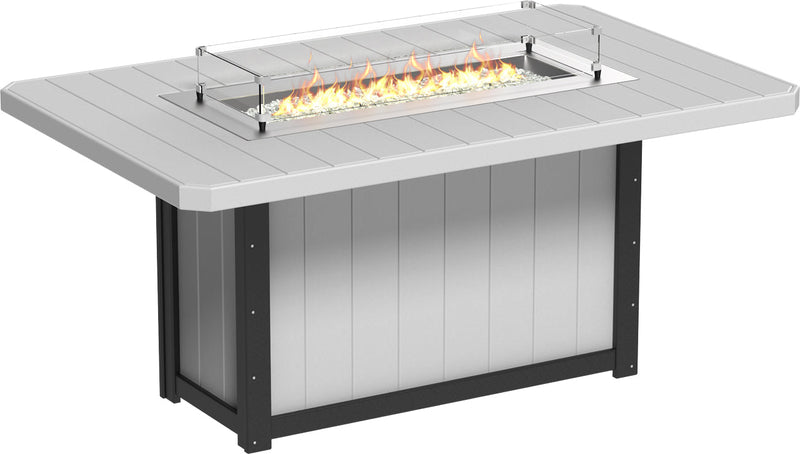 Lumin Fire Table 79 Rect. DGB Counter