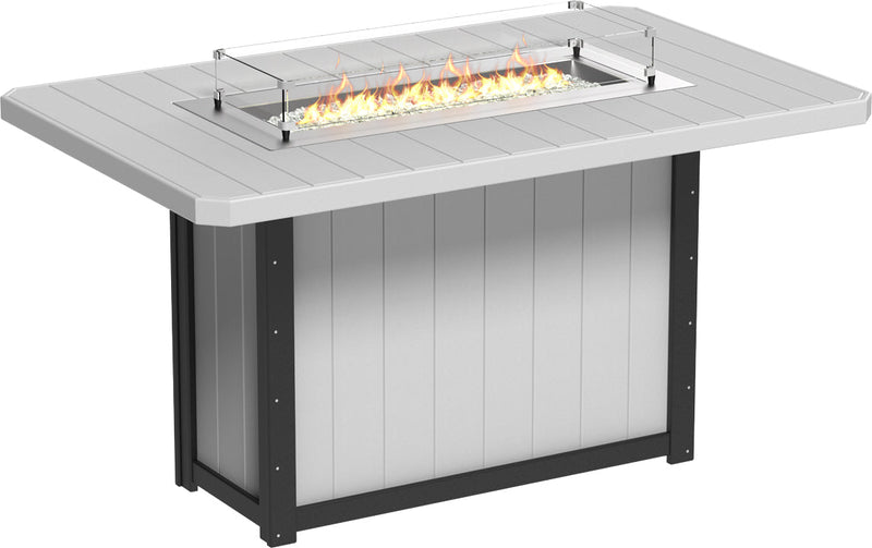Lumin Fire Table 79 Rectangular DGB Bar