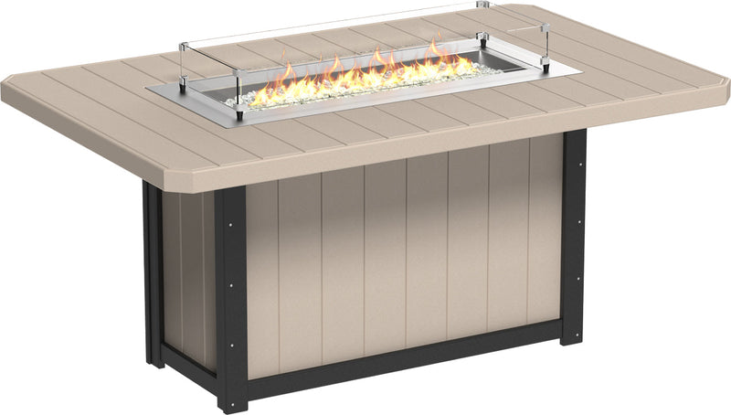 Lumin Fire Table 79 Rectangular WWB