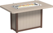 Lumin Fire Table 79 Rect. WWCBR Bar