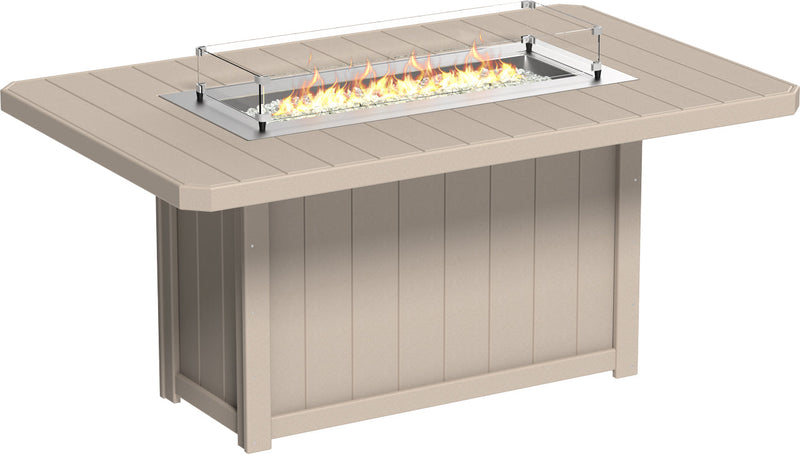 Lumin Fire Table 79 Rectangular WW Counter