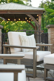 Lanai Deep Seating Chair Coastal Gray-Canvas