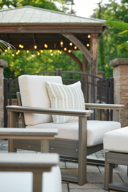 Lanai Deep Seating Chair Coastal Gray-Canvas