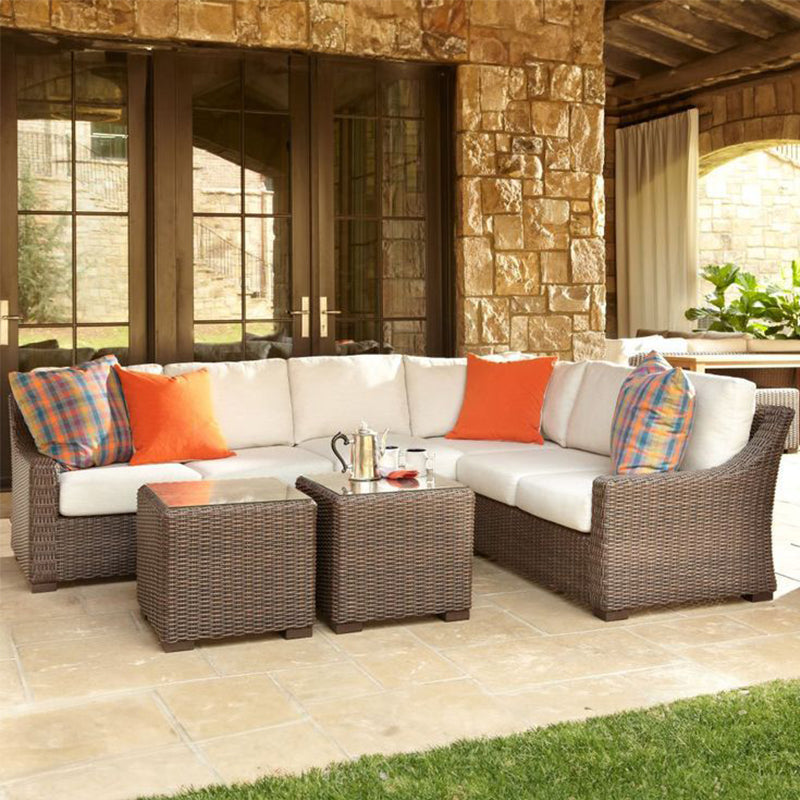 Lloyd Flanders Mesa 6-Piece Woven Vinyl Sectional Set