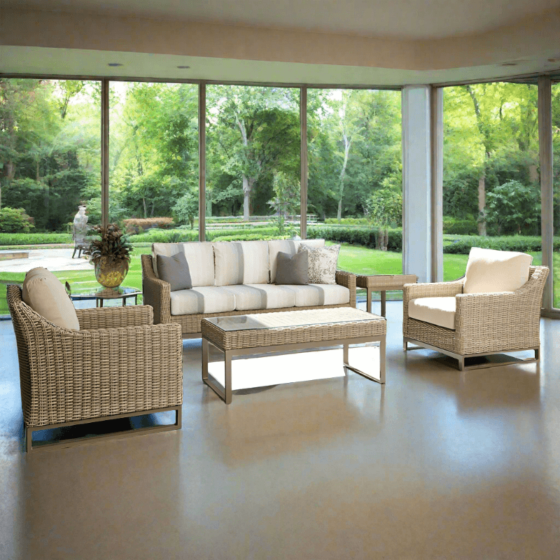 Lloyd Flanders Milan Woven Vinyl 6-Piece Conversation Set