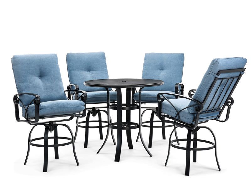 Palazzo Cushion Swivel Bar Stool