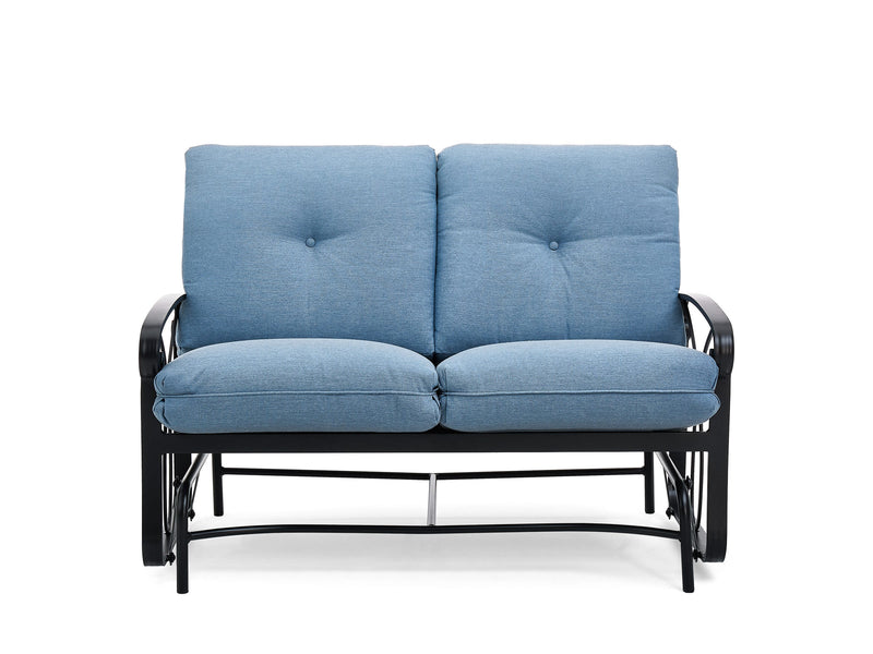 Palazzo Cushion Loveseat Glider