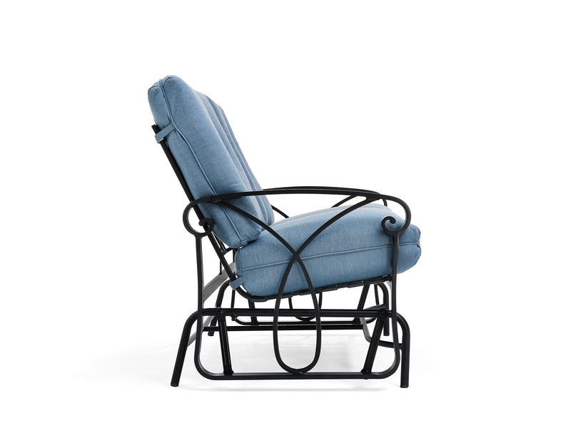 Palazzo Cushion Loveseat Glider