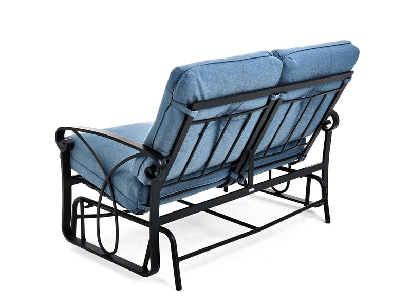 Palazzo Cushion Loveseat Glider