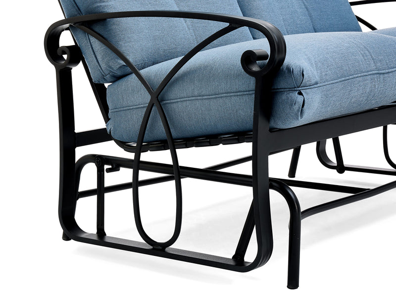 Palazzo Cushion Loveseat Glider