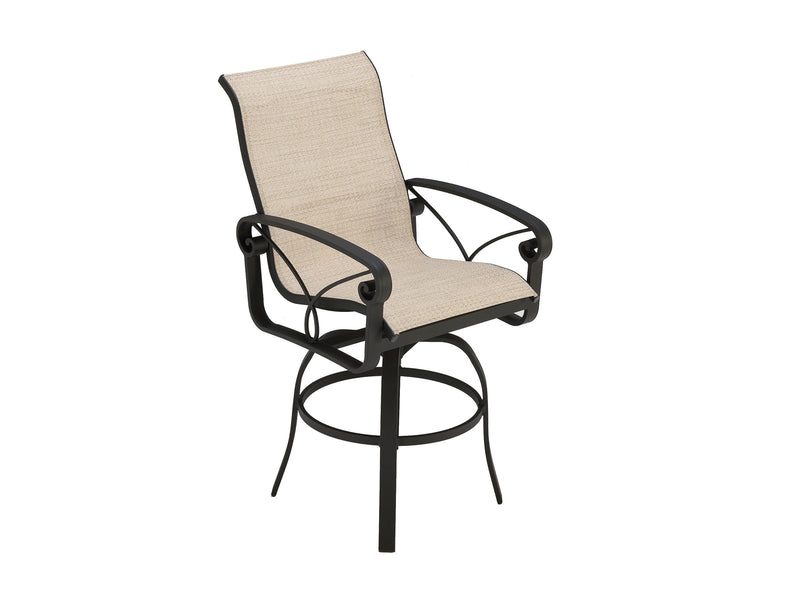 Palazzo Sling Swivel Bar Stool