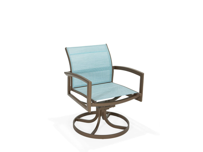 Whitlock Sling Swivel Rocker Dining Chair