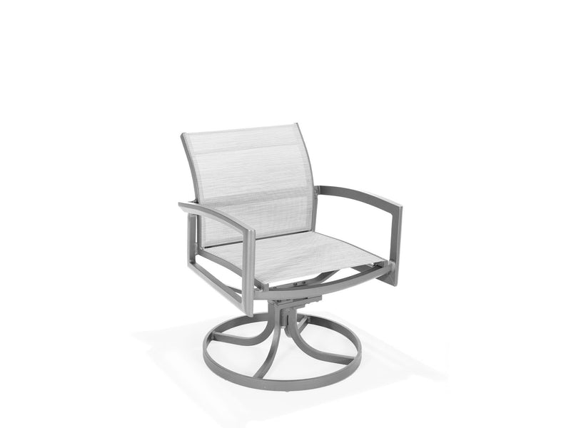 Whitlock Sling Swivel Rocker Dining Chair