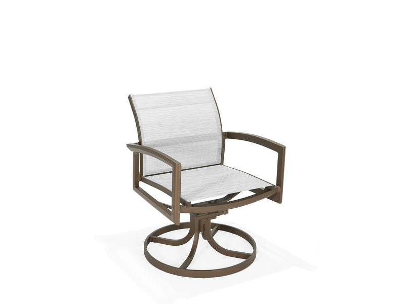 Whitlock Sling Swivel Rocker Dining Chair