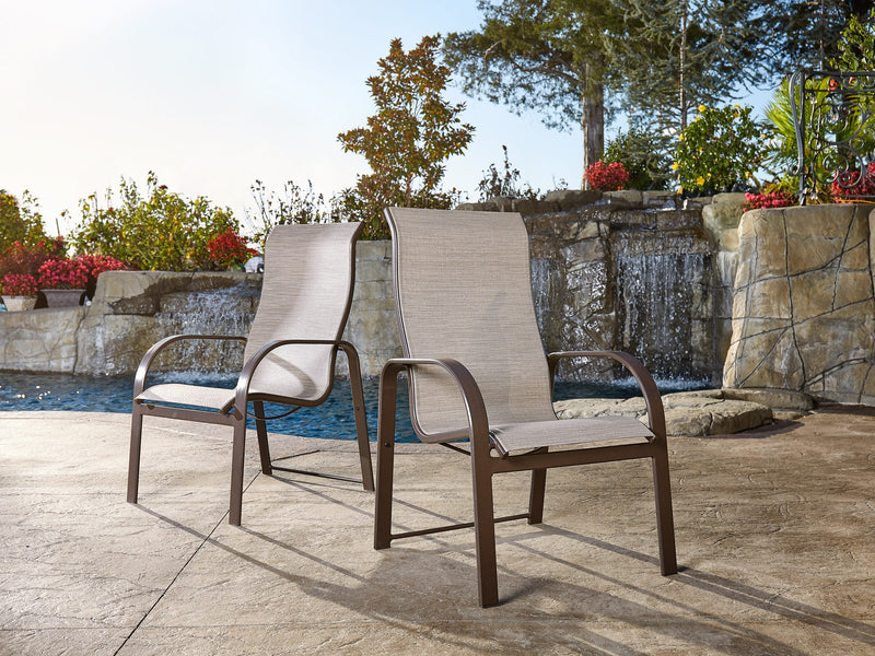 Seagrove II Sling Ultimate High Back Dining Chair (stackable)