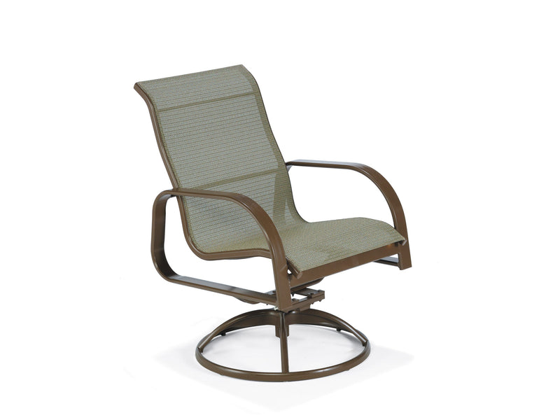Seagrove II Sling High Back Swivel Tilt Dining Chair