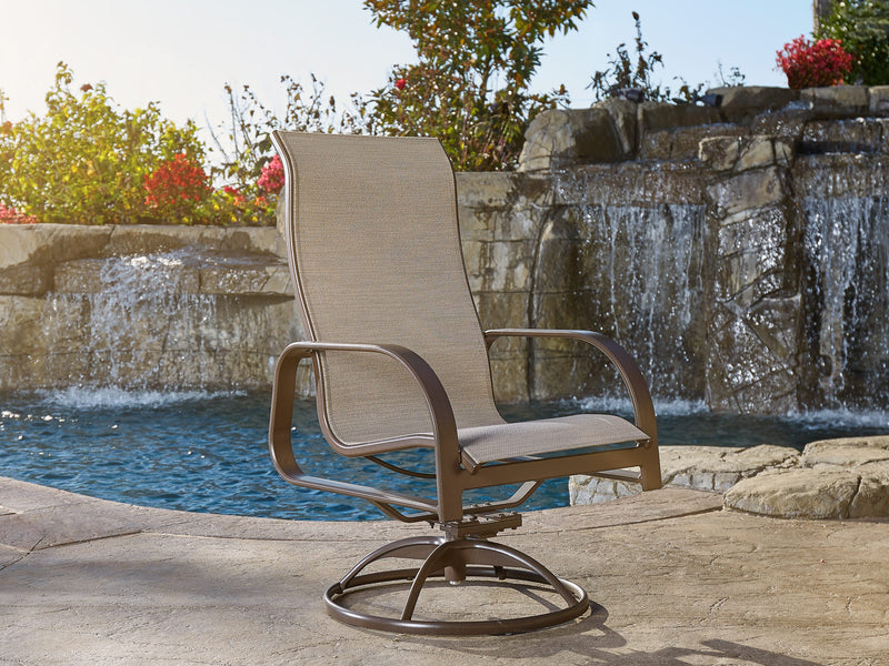 Seagrove II Sling Ultimate High Back Swivel Tilt Dining Chair