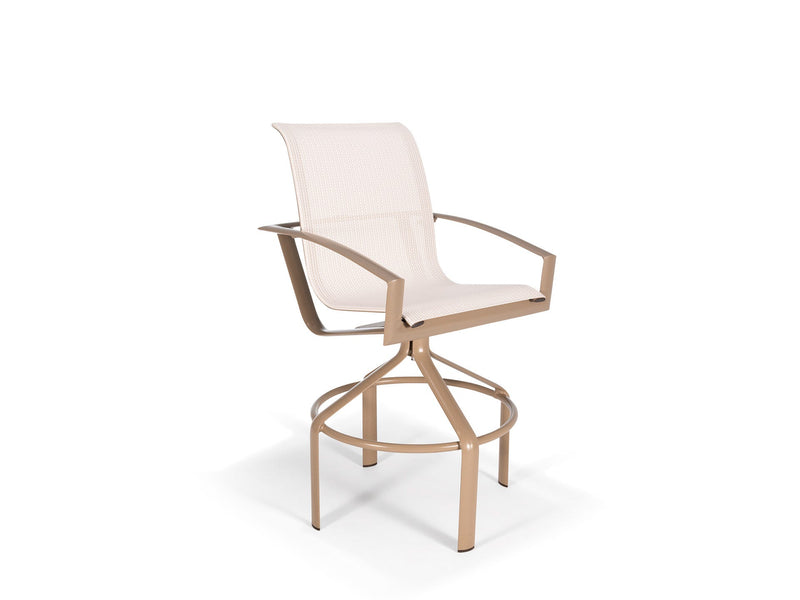 Icon Sling High Back Swivel Bar Stool