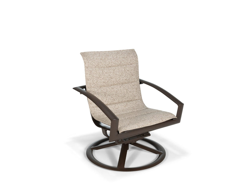 Icon Padded Sling High Back Swivel Rocker Lounge Chair