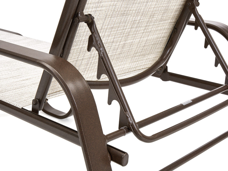 Key West Sling Stacking Adjustable Chaise