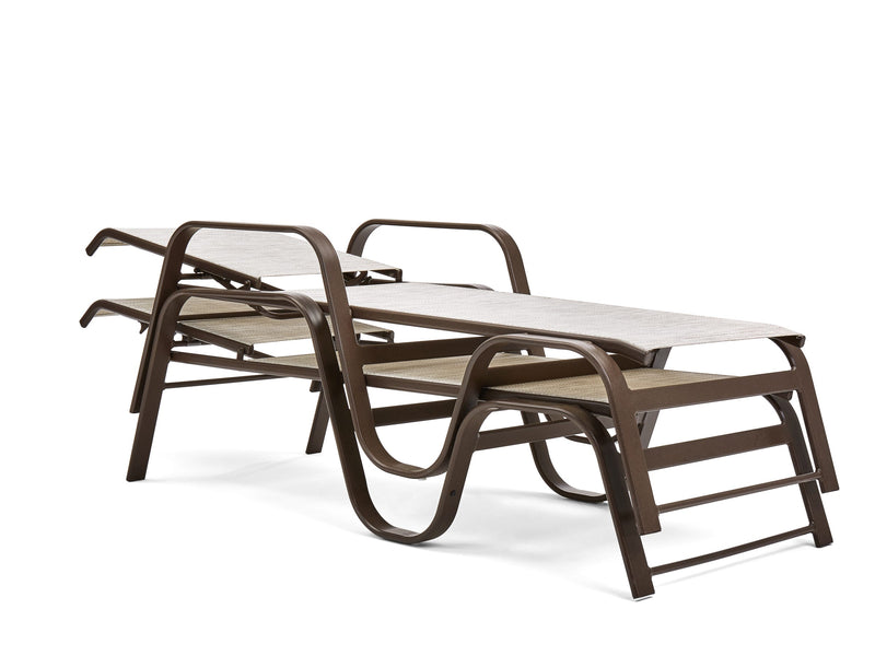 Key West Sling Stacking Adjustable Chaise