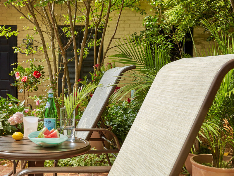 Key West Sling Stacking Adjustable Chaise