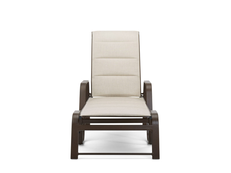 Key West Padded Sling Stackable Adjustable Chaise