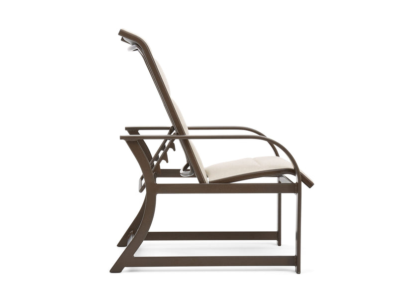 Key West Padded Sling Adjustable Lounge Chair