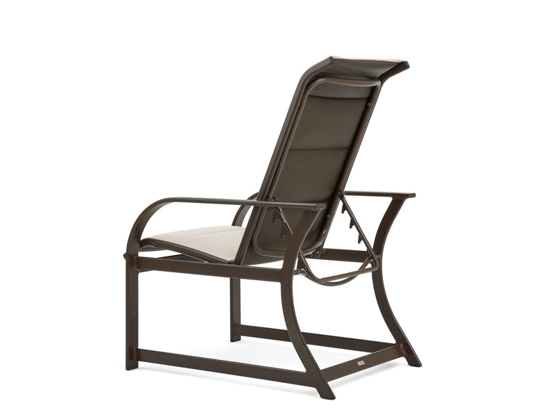 Key West Padded Sling Adjustable Lounge Chair