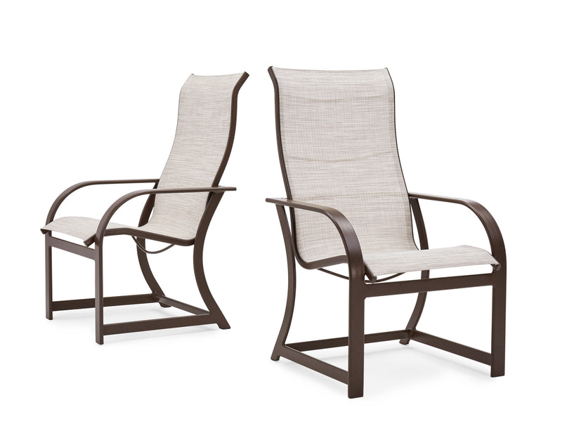 Key West Sling Ultra High Back Dining Chair