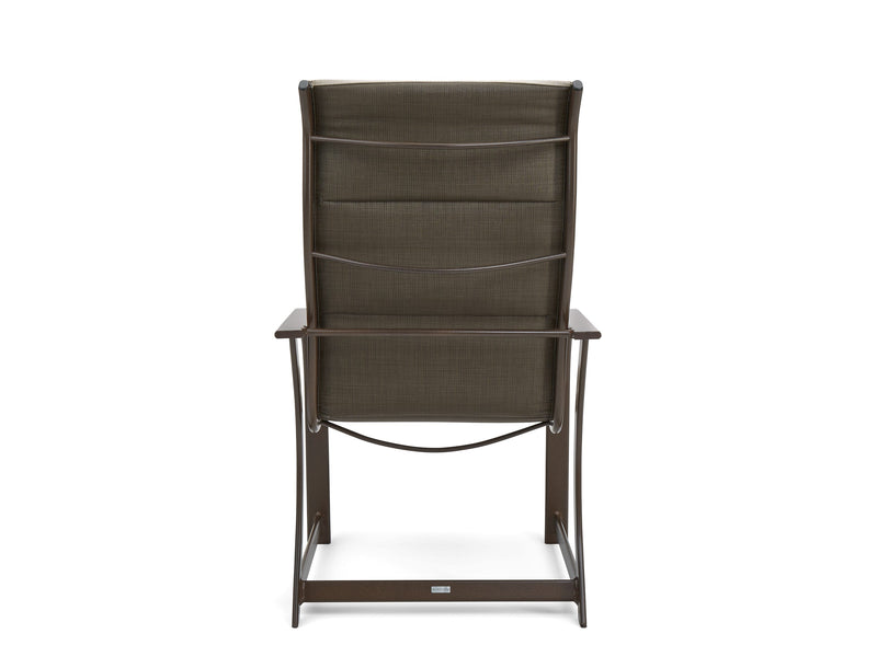 Key West Padded Sling Ultra High Back Dining Chair