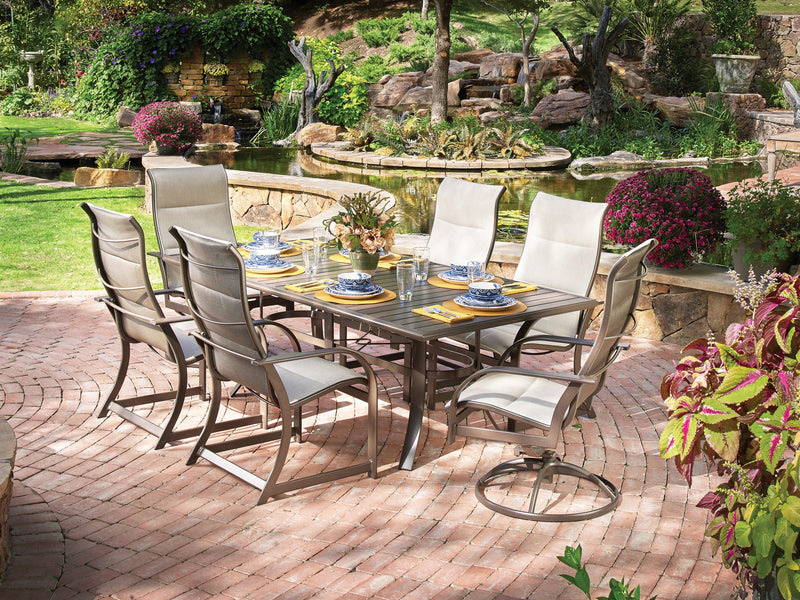 Key West Padded Sling Ultra High Back Dining Chair