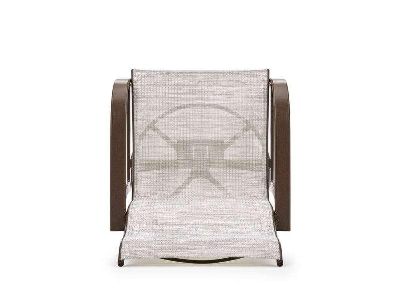 Key West Sling Ultra High Back Swivel Rocker Dining Chair