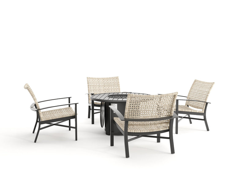 Jasper Woven Seating Arm Lounge Chair