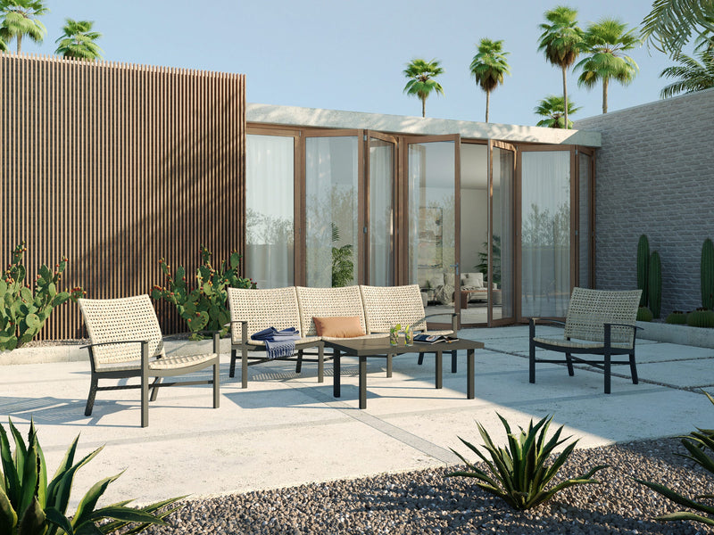 Jasper Woven Seating Arm Lounge Chair