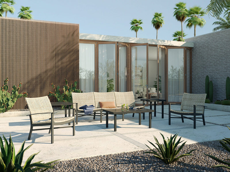 Jasper Woven Seating Arm Lounge Chair