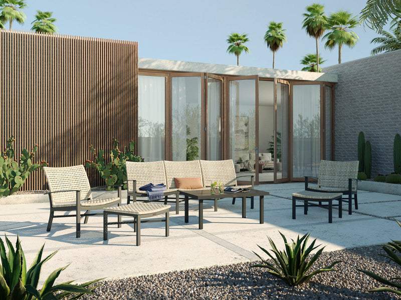 Jasper Woven Seating Ottoman