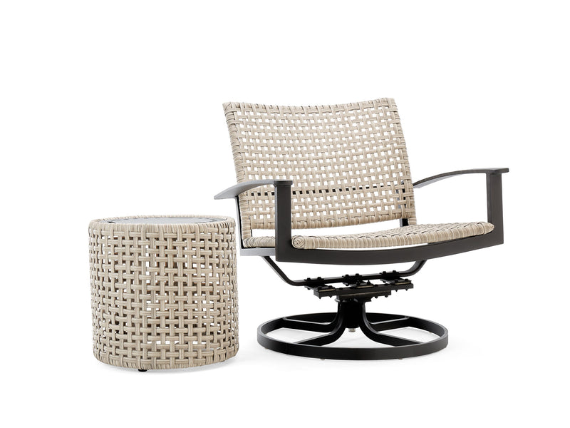 Jasper Woven Seating Swivel Lounge Chair