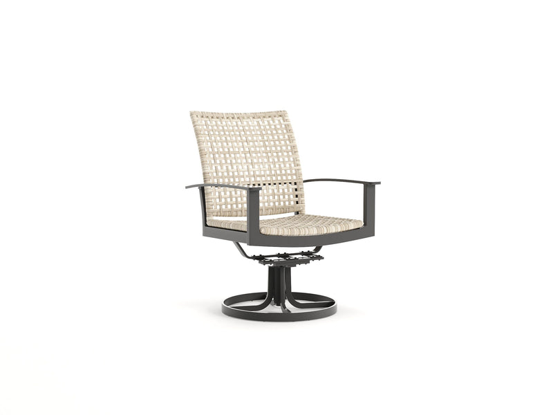 Jasper Woven Dining Swivel Dining Chair