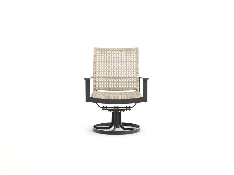 Jasper Woven Dining Swivel Dining Chair