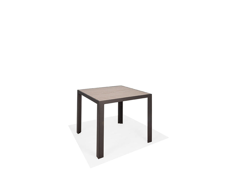 Hamilton 36" Sq. Bar Height Table(HDPE) w/umb hole (surface mountable)