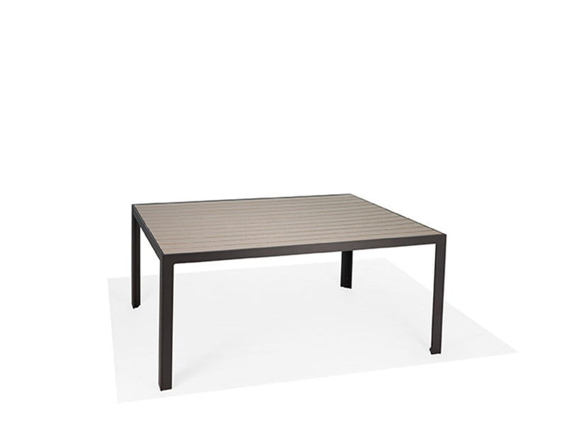 Hamilton 42" x 82" Rectangular Balcony Table (HDPE) w/umb hole