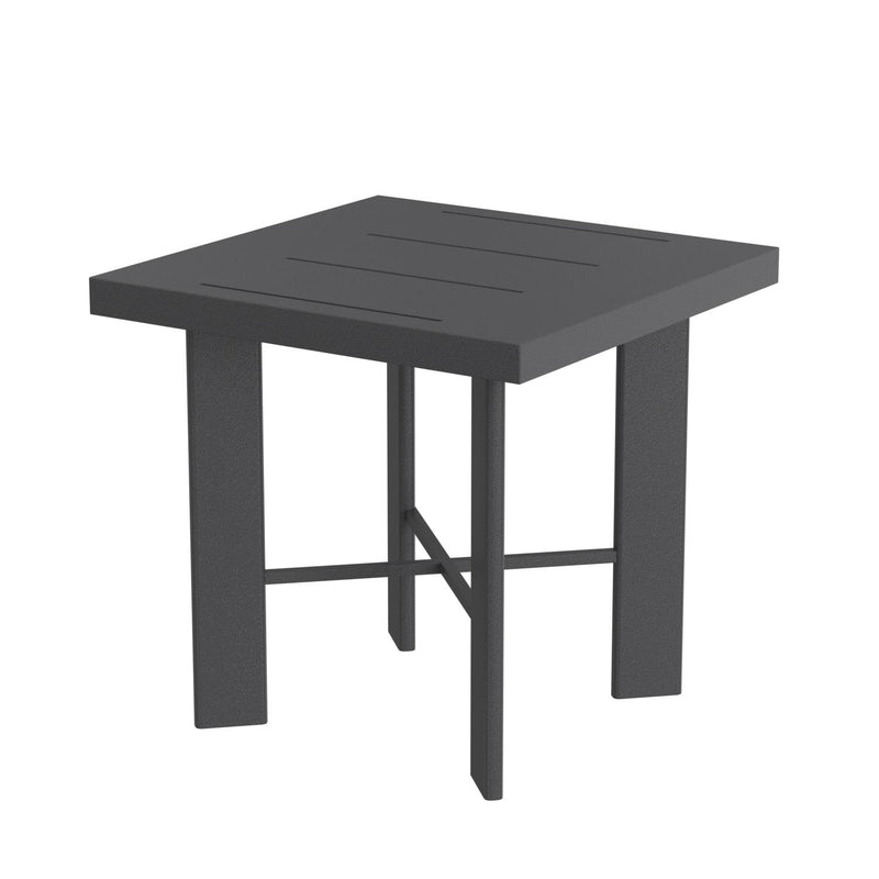 Tables 20" Sq. Modern Aluminum Side Table