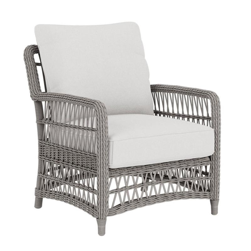 Lloyd Flanders Mackinac 5-Piece Woven Vinyl Round Dining Set