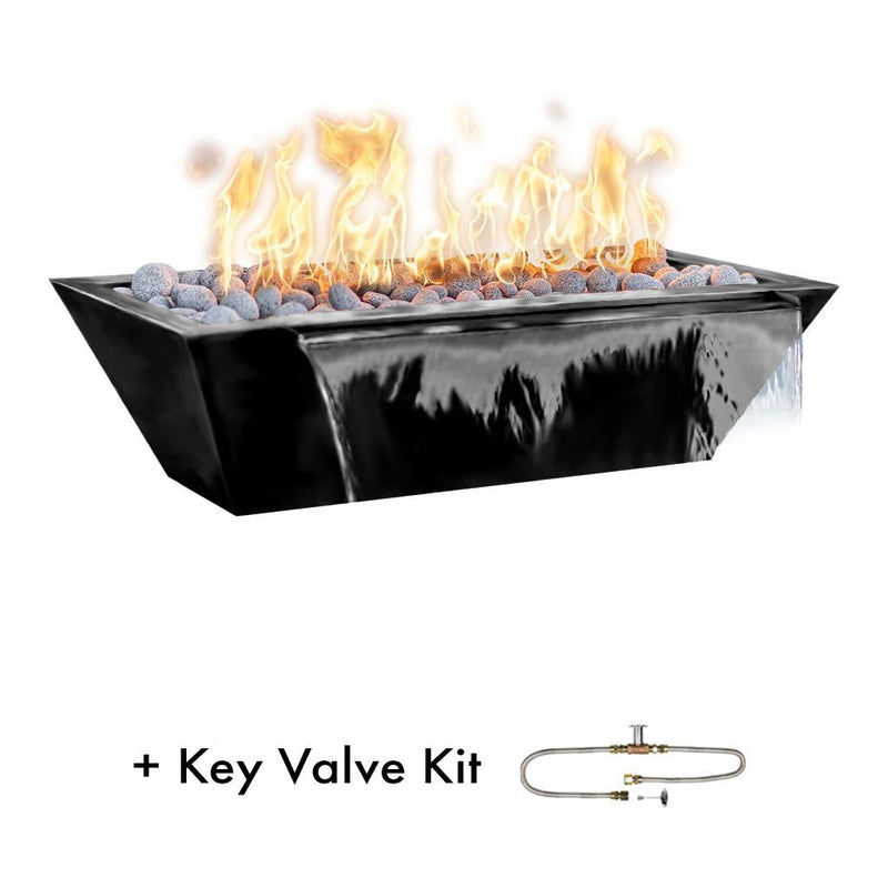 The Outdoor Plus Maya 72" Linear Fire & Water Bowl