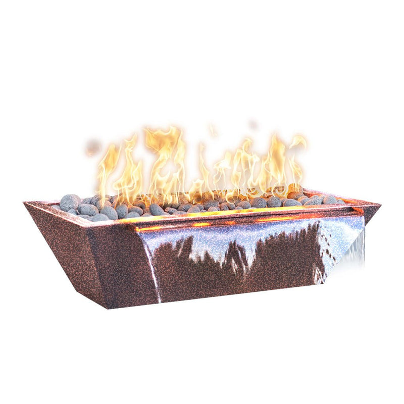 The Outdoor Plus Maya 72" Linear Fire & Water Bowl