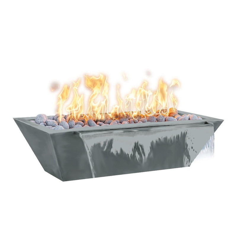 The Outdoor Plus Maya 72" Linear Fire & Water Bowl