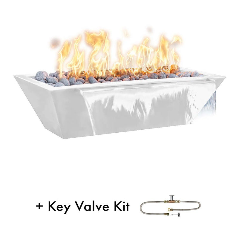 The Outdoor Plus Maya 72" Linear Fire & Water Bowl